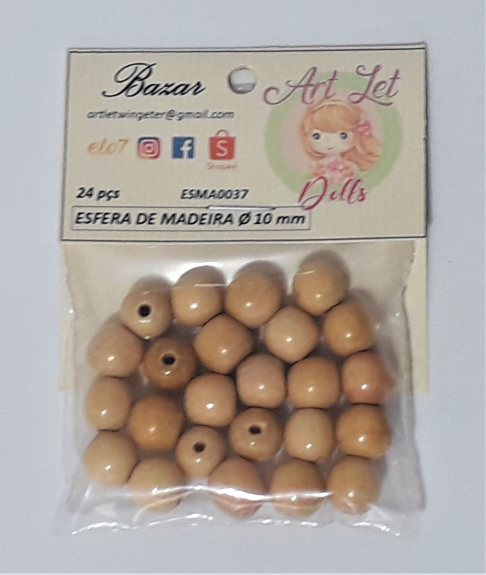 Miniatura: ESFERAS DE MADEIRA DE 4 a 12 mm