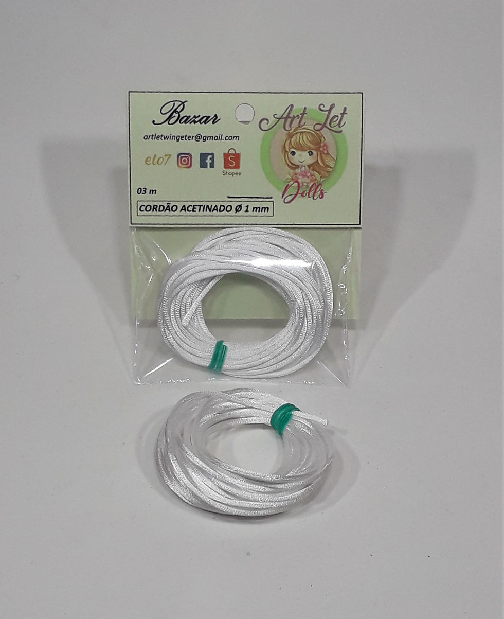Miniatura: CORDÃO DE CETIM 1 mm - CORES