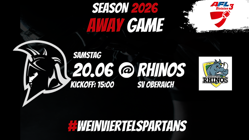 Weinviertel Spartans @ Rhinos