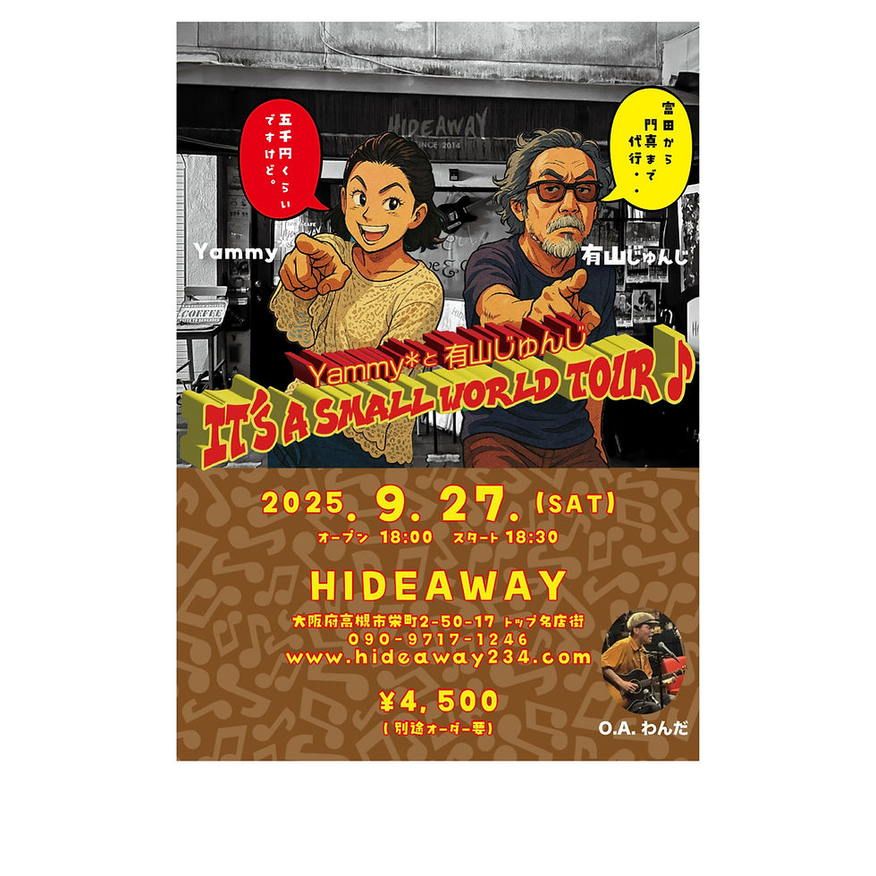 IT’S A SMALL WORLD TOUR