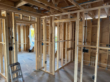 Finished new construction electrical project in Safety Harbor, FL – full residential electrical installation completed