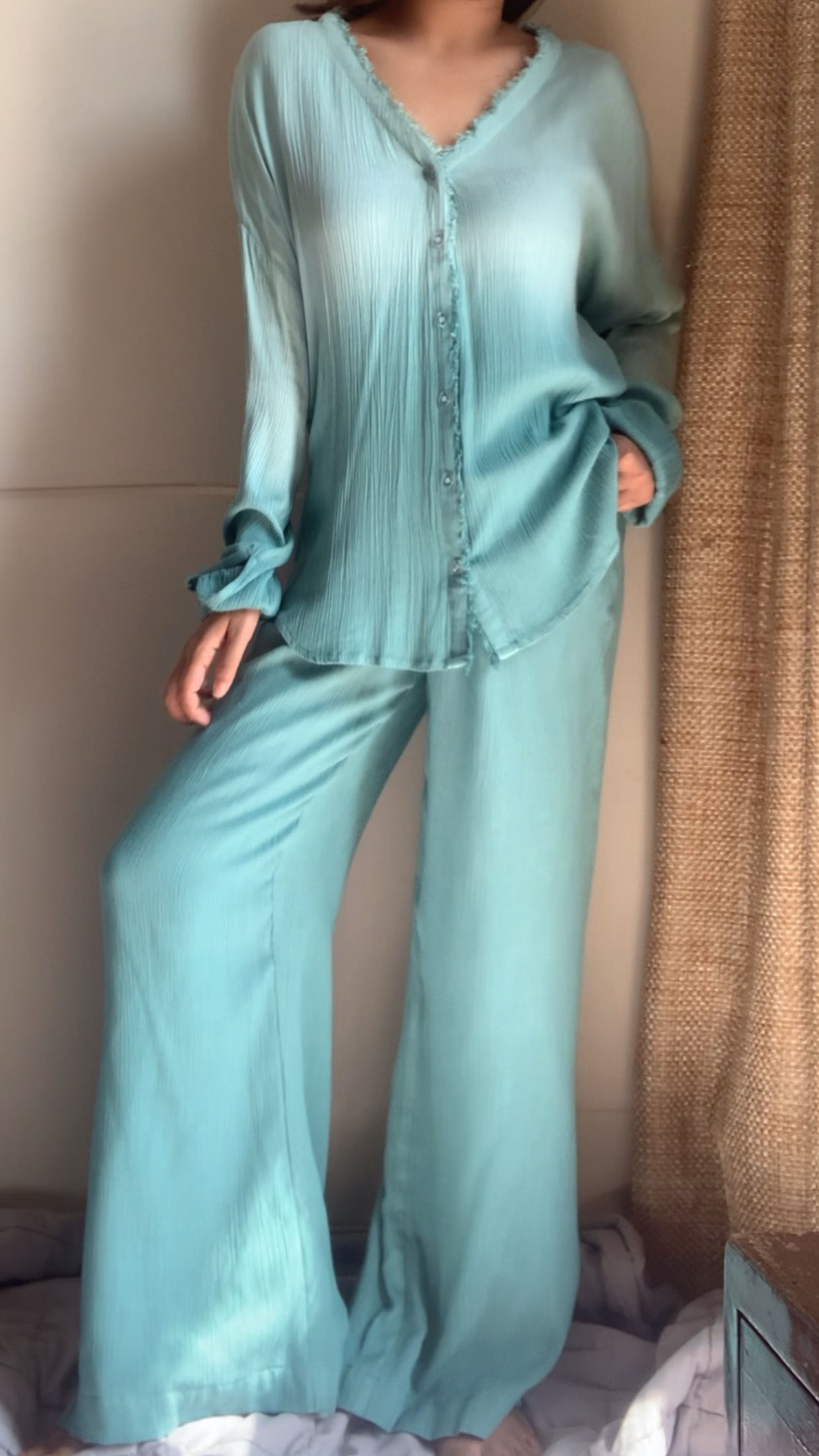 The WAVELET Set : Light Teal Ombré