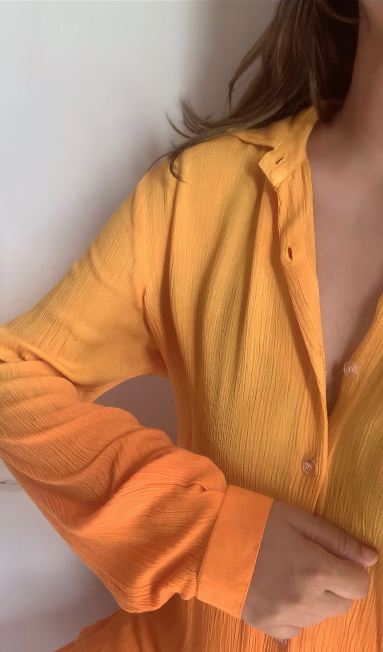 The Sand Shirt : Yellow And Orange Ombré