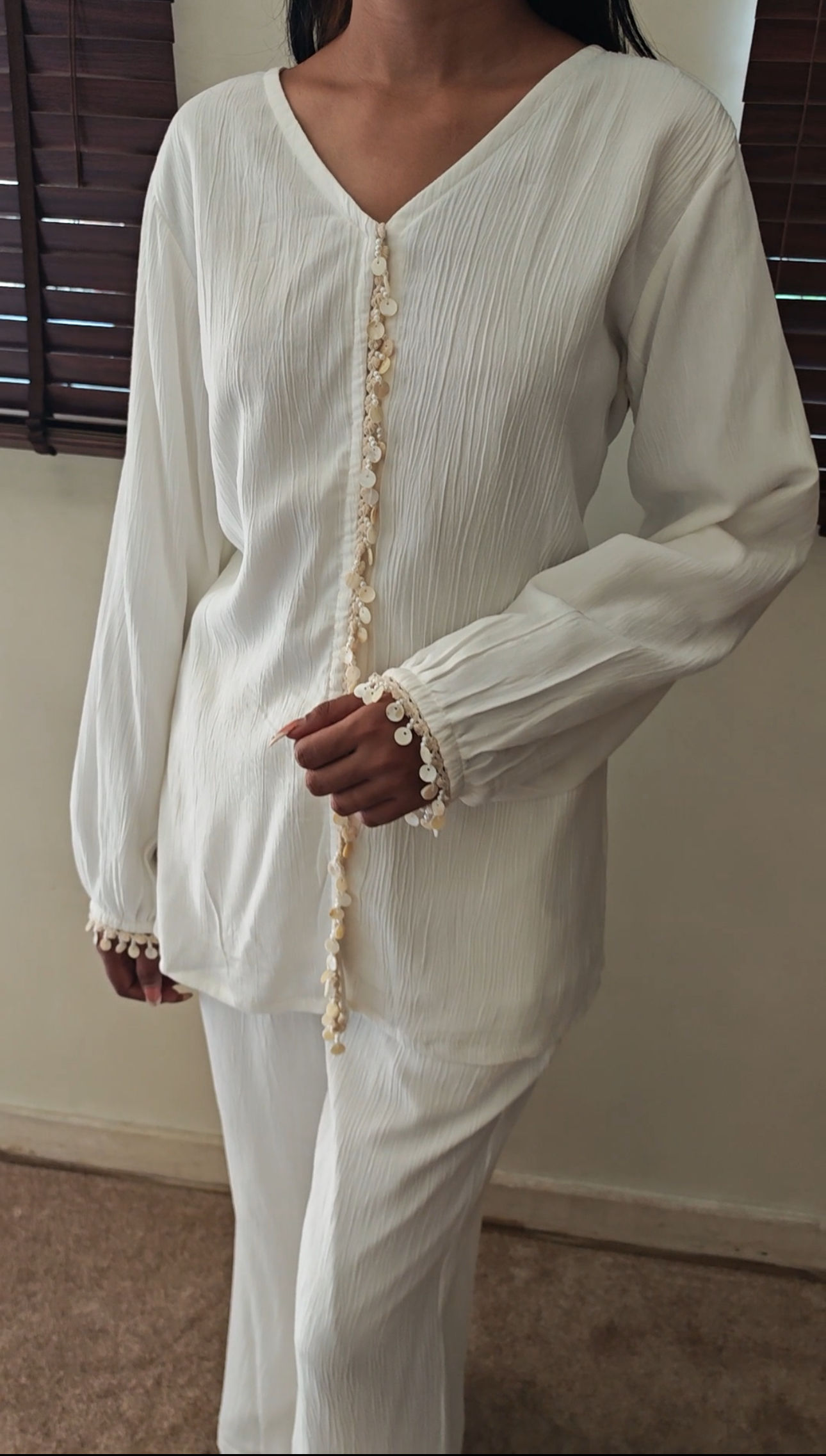 The Moon Shell Set : White