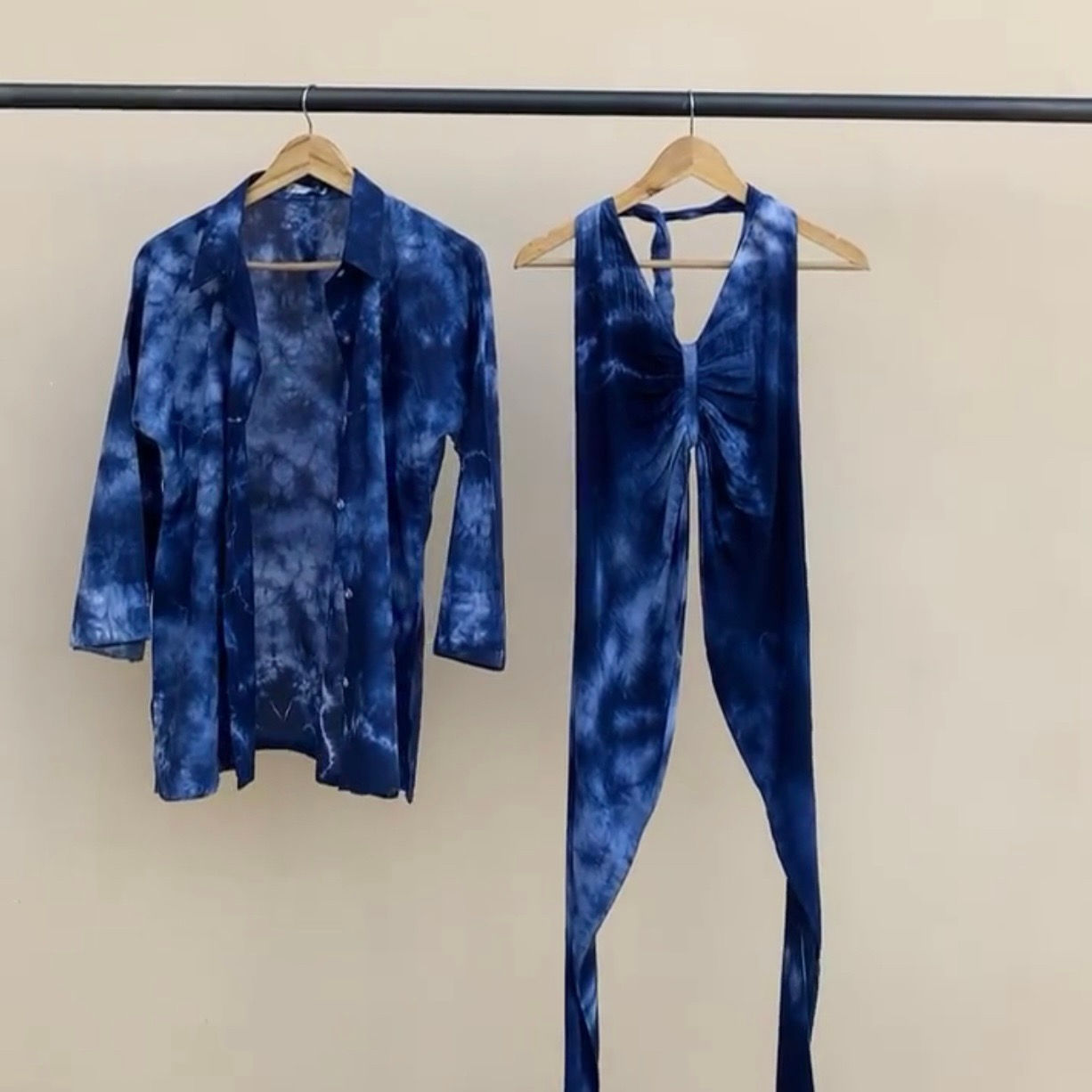 The Dark Seven Seas Shirt + Tie Bralette ( whitsunday style)