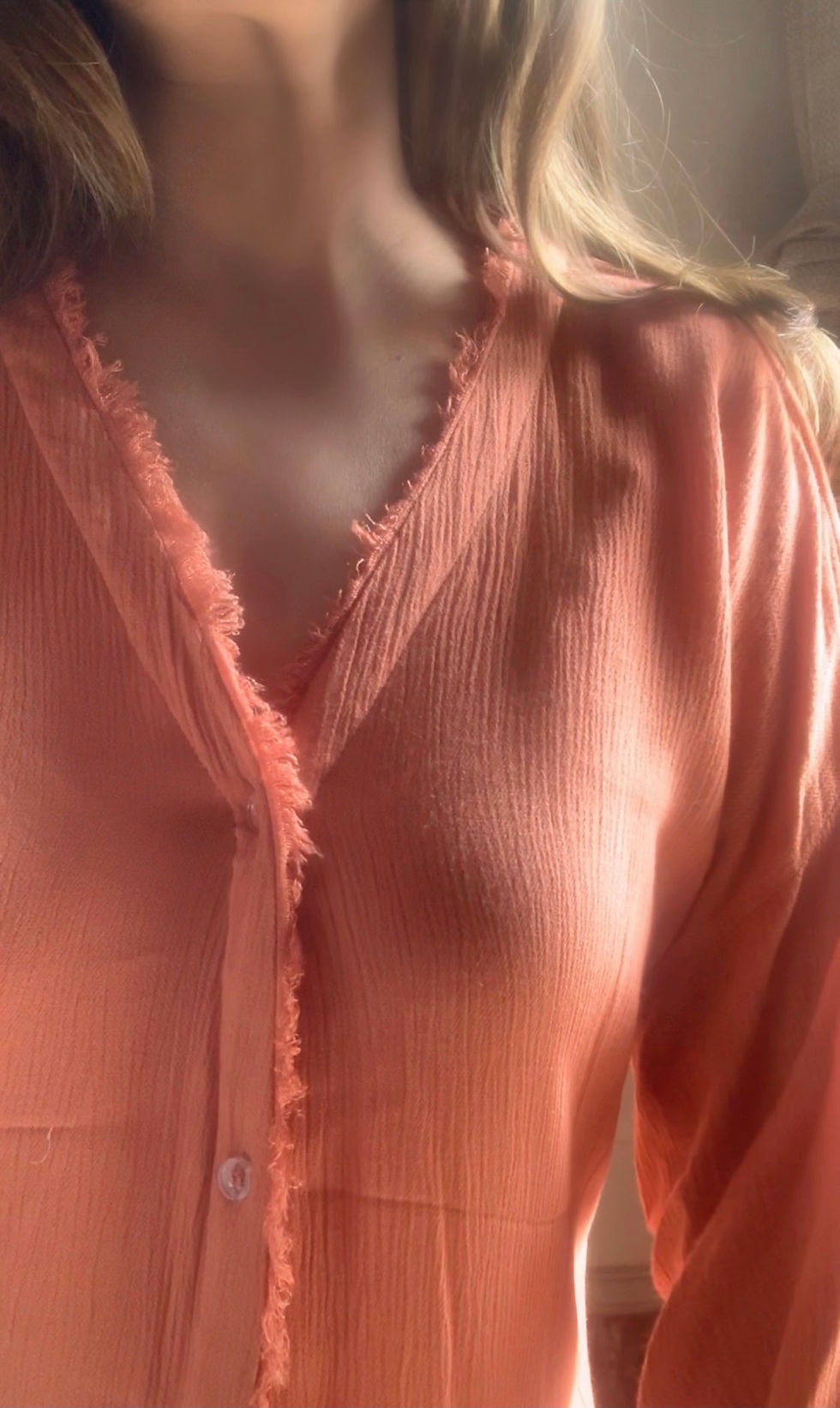 THE WAVELET SHIRT : Salmon