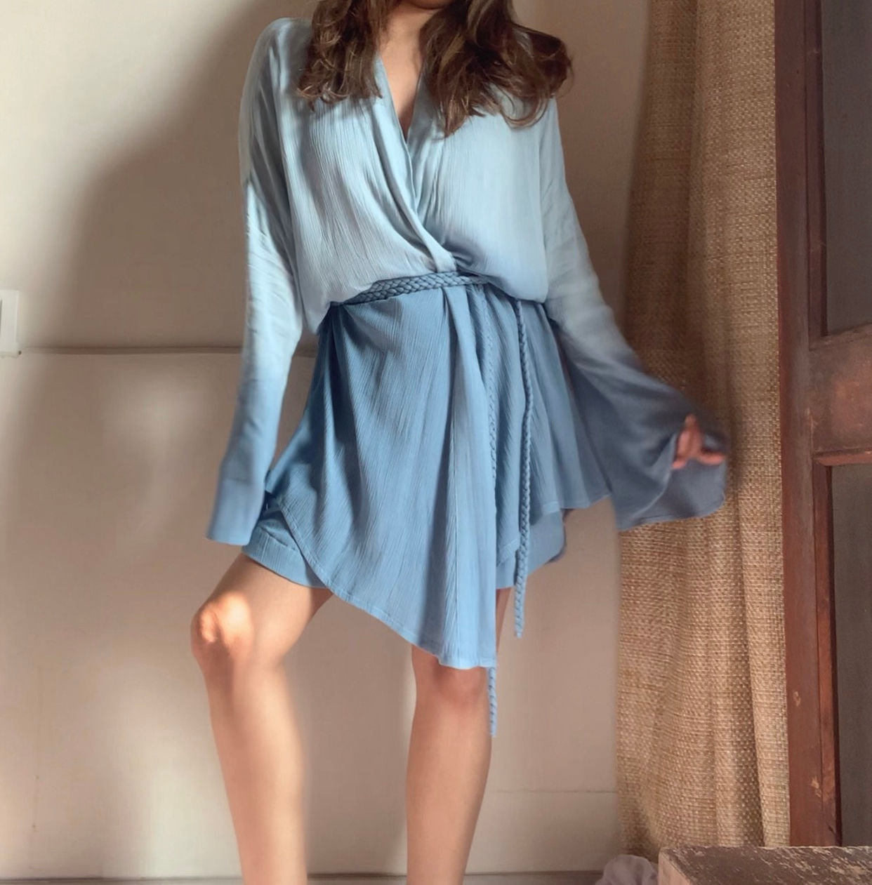 The Amber Braided : Ice Blue Ombré