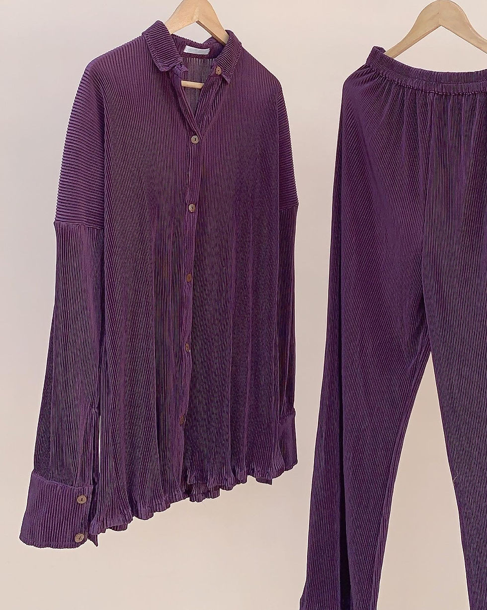 Thumbnail: THE RIPPLE SET : Dark purple/Burgundy