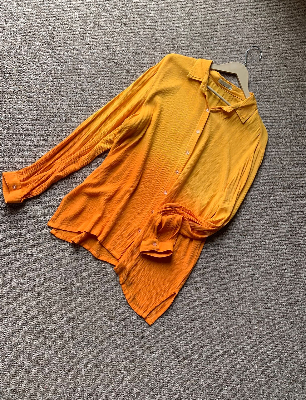 Thumbnail: The Sand Shirt : Yellow And Orange Ombré
