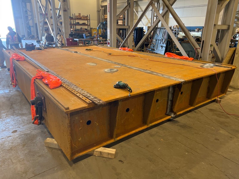 Refurbishment project utilizing ultrasonics, visual, magnetic particle, and liquid penetrant testing methods