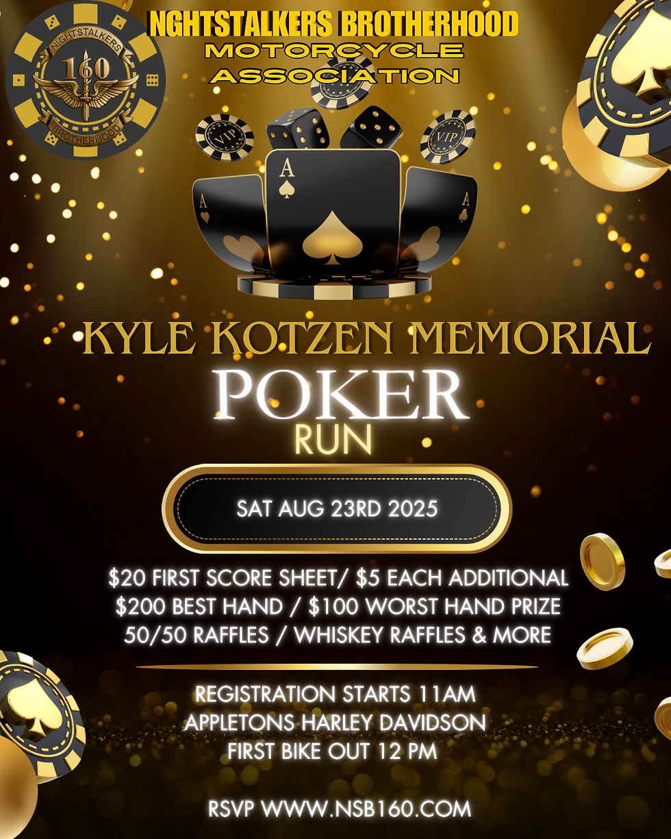 Kyle Kotzen Memorial Poker Run