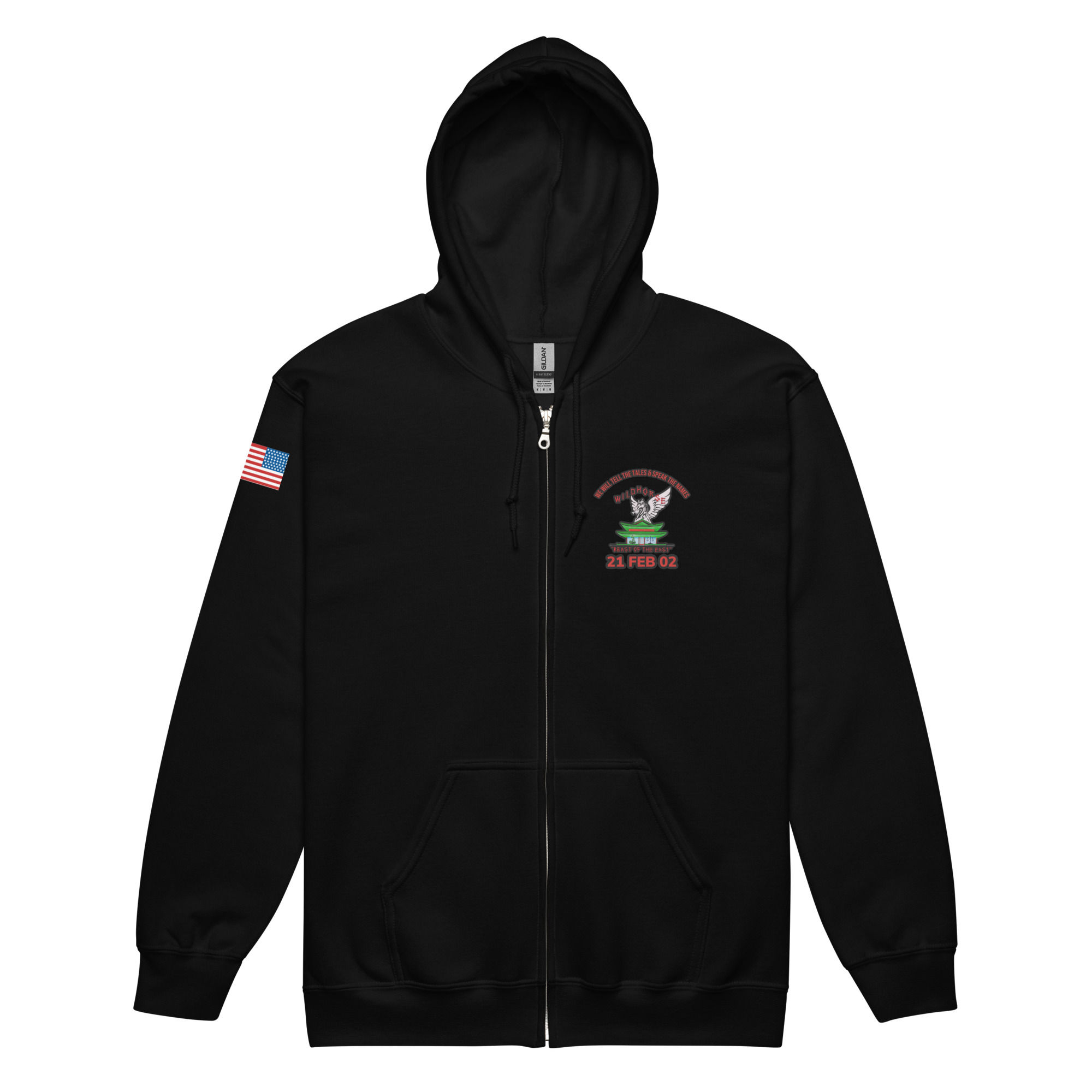 Wildhorse 42 Memorial Ride Zip Up Hoodie
