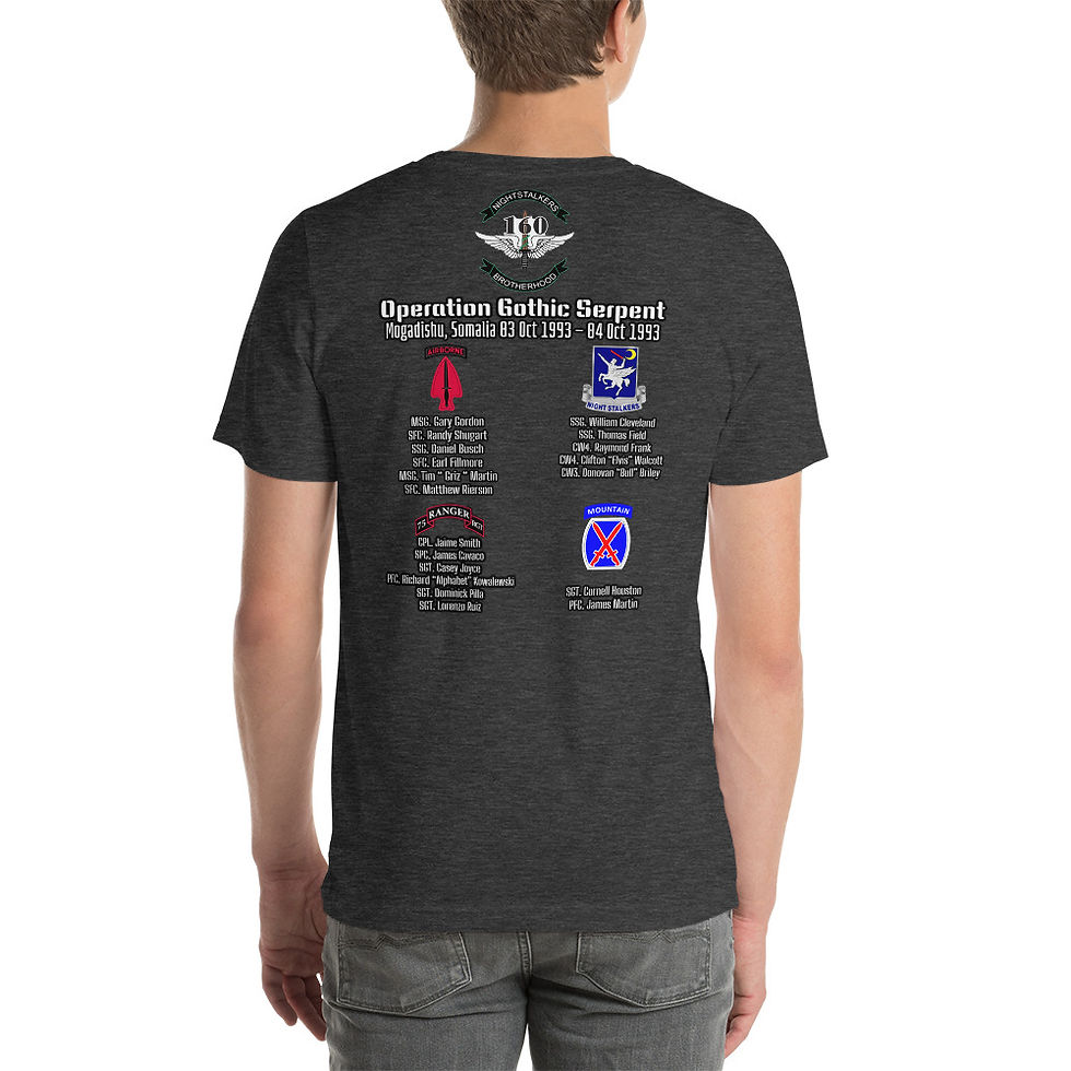 Thumbnail: Operation Gothic Serpent Short-Sleeve Unisex T-Shirt