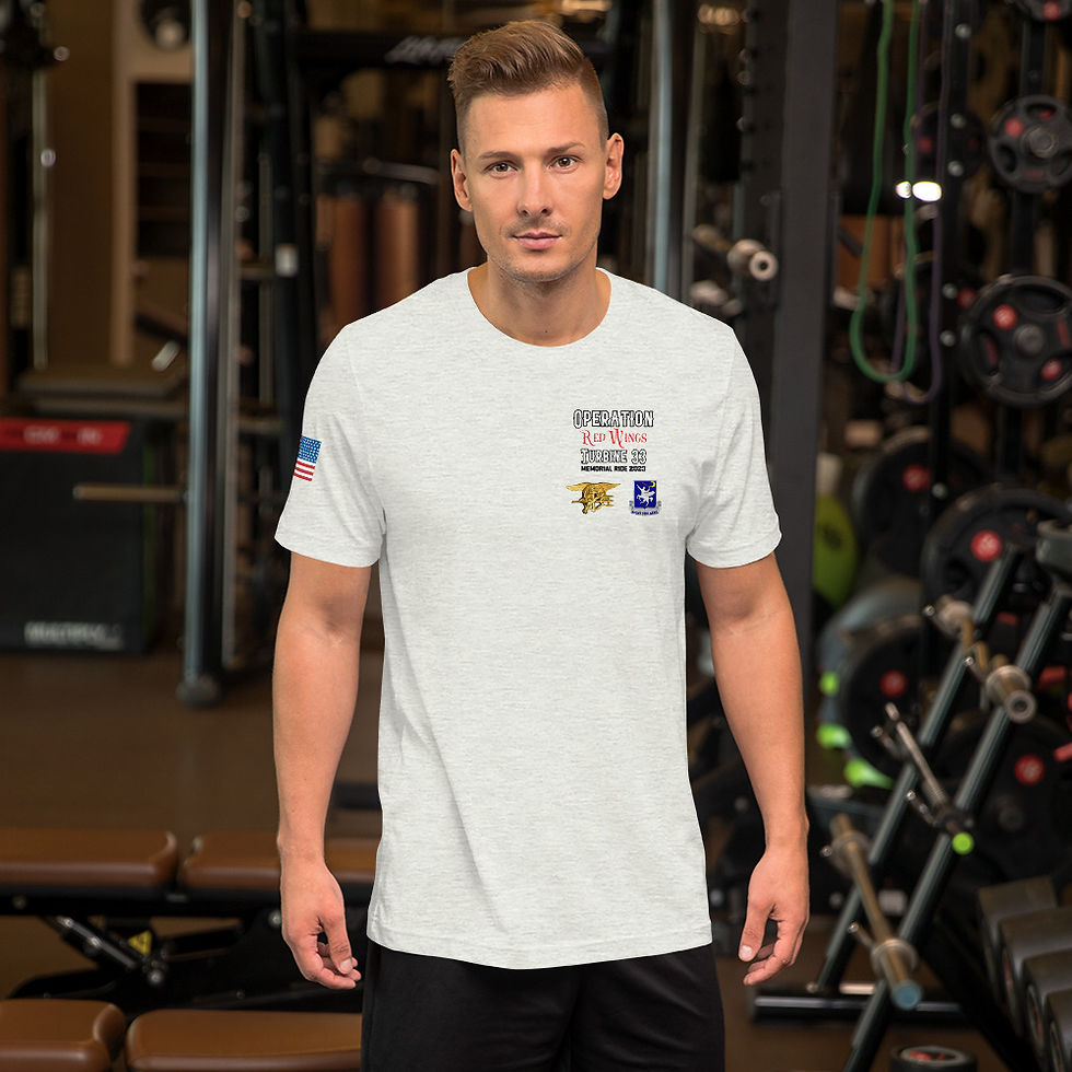 Thumbnail: Operation Red Wings / Turbine 33 Memorial Ride Unisex t-shirt