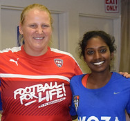 Anna Nyman. Founder of Football for Life.