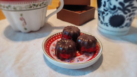 Bonbons de chocolat à la framboise healthy et sans gluten