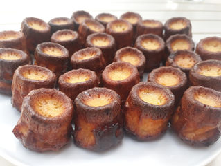 Gluten-free caramelized cannelés