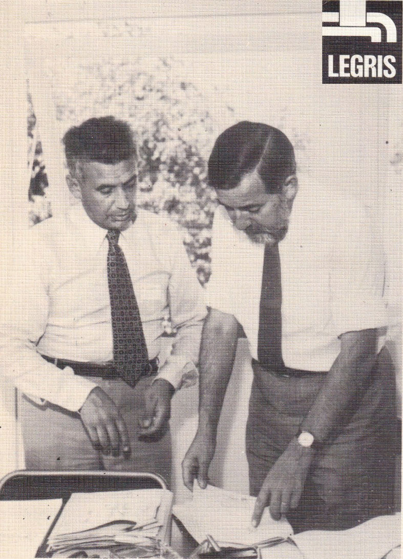André et Pierre LEGRIS - En plein travail ©️ Ecartfixe