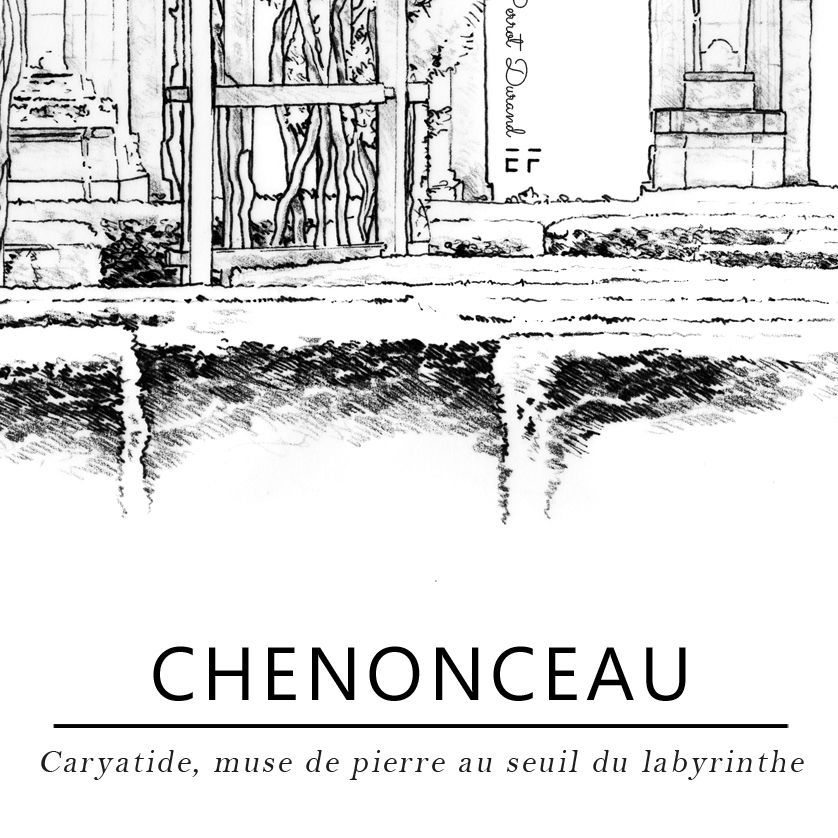 Miniature : Chenonceau - Caryatide et labyrinthe (P)