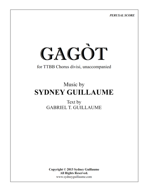 Gagòt (TTBB)