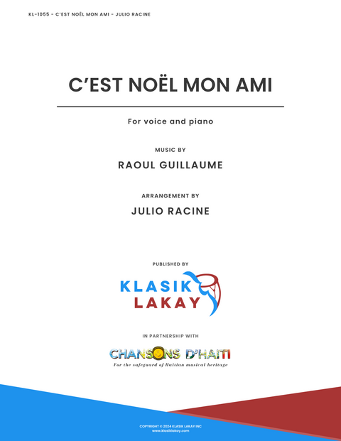 C'est Noël mon ami (Voice-Piano)