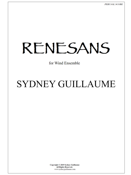 Renesans (Wind Ensemble)