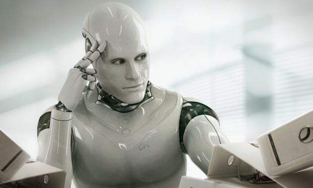 A thinking robot