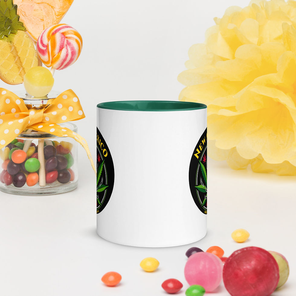 Thumbnail: New Mexico Leaf Ceramic Mug with Color Inside