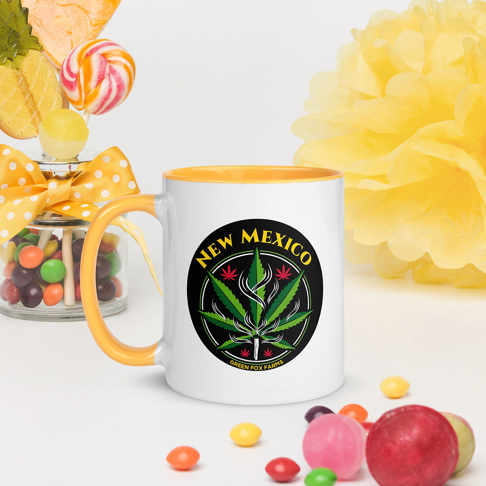 Thumbnail: New Mexico Leaf Ceramic Mug with Color Inside