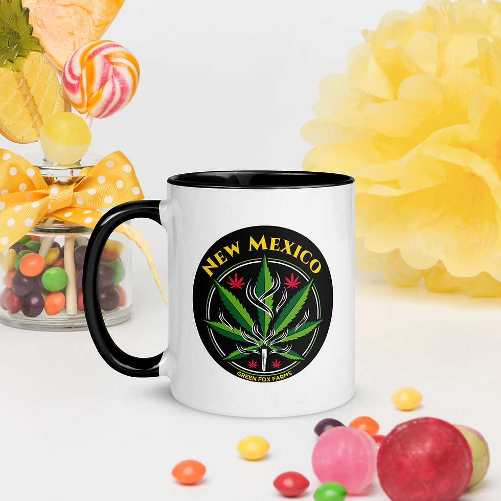 Thumbnail: New Mexico Leaf Ceramic Mug with Color Inside