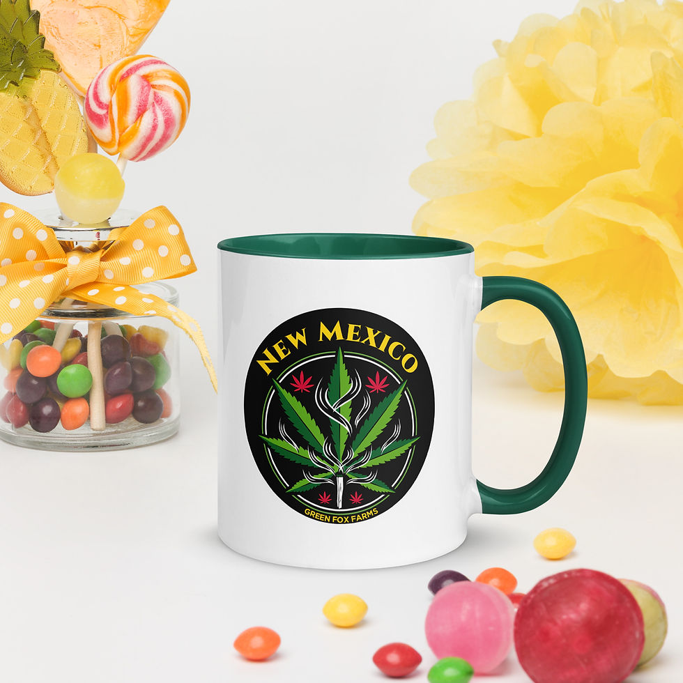 Thumbnail: New Mexico Leaf Ceramic Mug with Color Inside