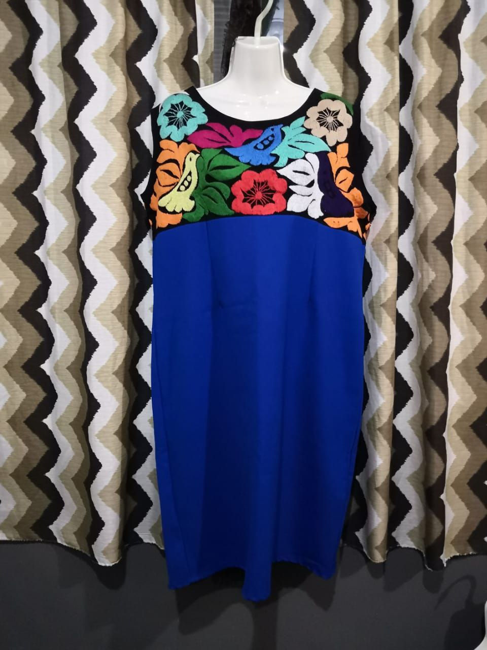 Vestido Suelto Azul