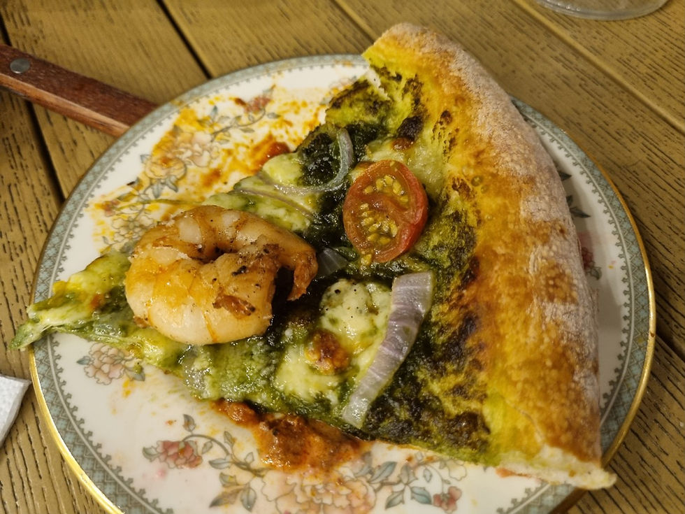 호치민 맛집 2군 타오디엔 파스타 & 피자 Today With You 오늘 그대와, Shrimp Pesto Pizza