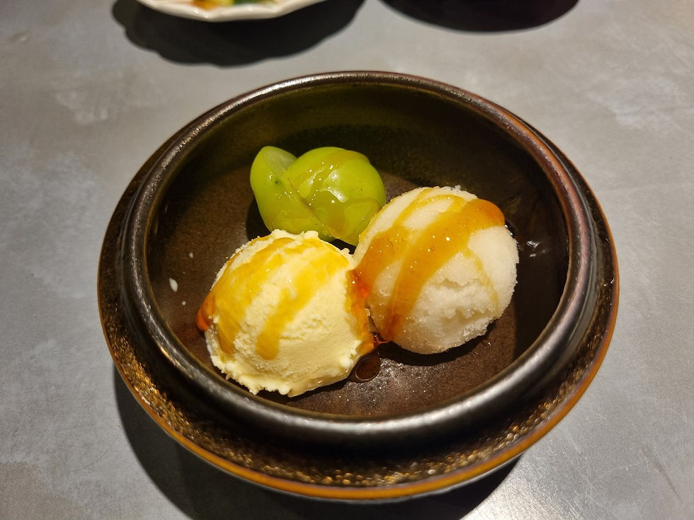 호치민 맛집 빈탄군 팜빗짠 거리 스시 오마카세 Sushi Zaku, Today's Dessert