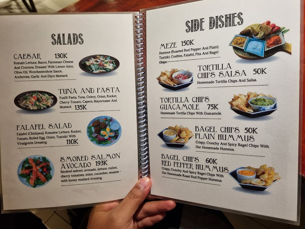 District 2, Thao Dien Bagel Bar & Cafe Saigon Bagel, Menu(5)