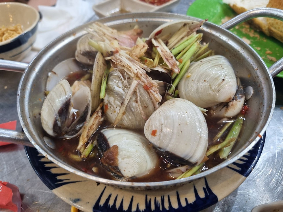 호치민 로컬 맛집 3군 해산물 전문점 Nga's Seafood Restaurant, Ngheu Hap Sa(조개탕)