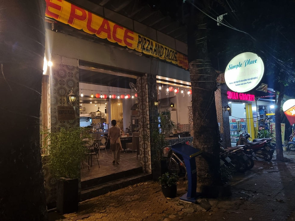 호치민 맛집 2군 타오디엔 멕시칸 식당 Simple Place