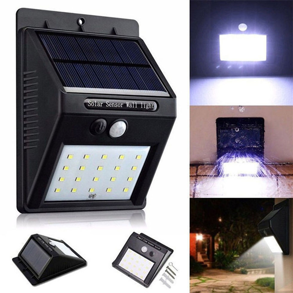Miniatura: Luminária Solar 30 LEDs com Sensor