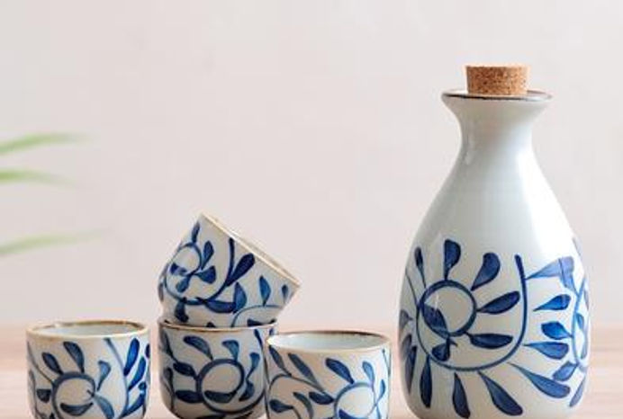 Miniatura: Conjunto Decorativo em Cerâmica Preto & Dourado