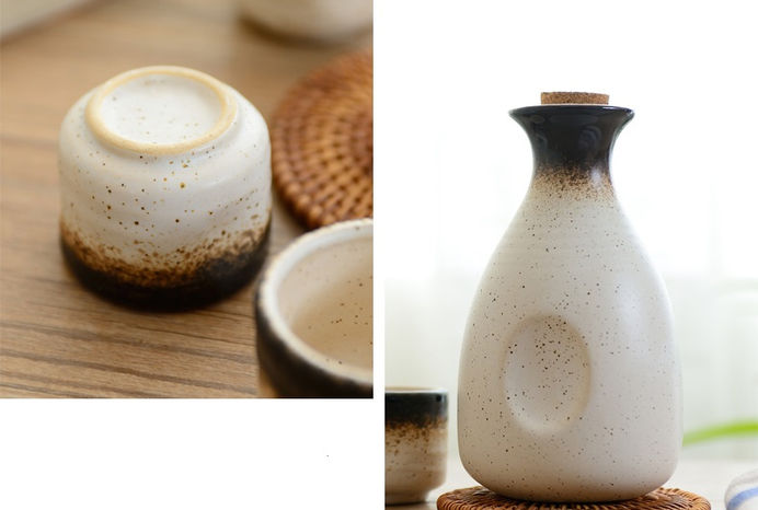 Miniatura: Conjunto Decorativo em Cerâmica Preto & Dourado