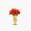 Thumbnail: Arranjo Floral com Vaso Vintage Dourado