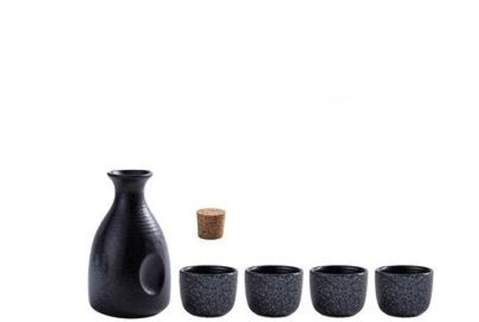 Miniatura: Conjunto Decorativo em Cerâmica Preto & Dourado