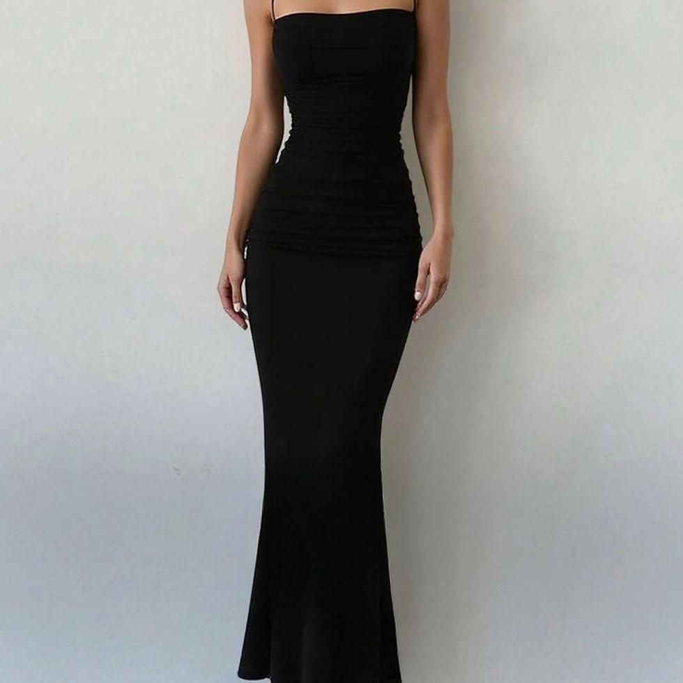 Miniatura: Vestido Vinho Ajustado