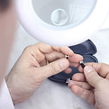 Inspecting small device parts