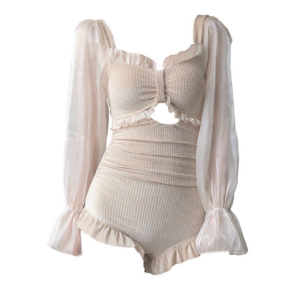 Khaki Bubble One-Piece