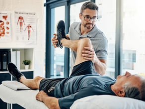 individual getting physical therapy