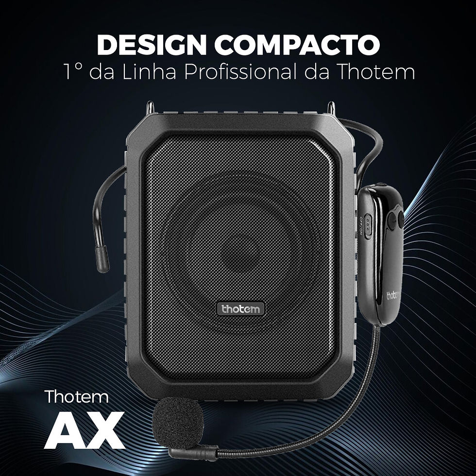 Miniatura: O Amplificador Thotem AX 18 Watts é Compacto