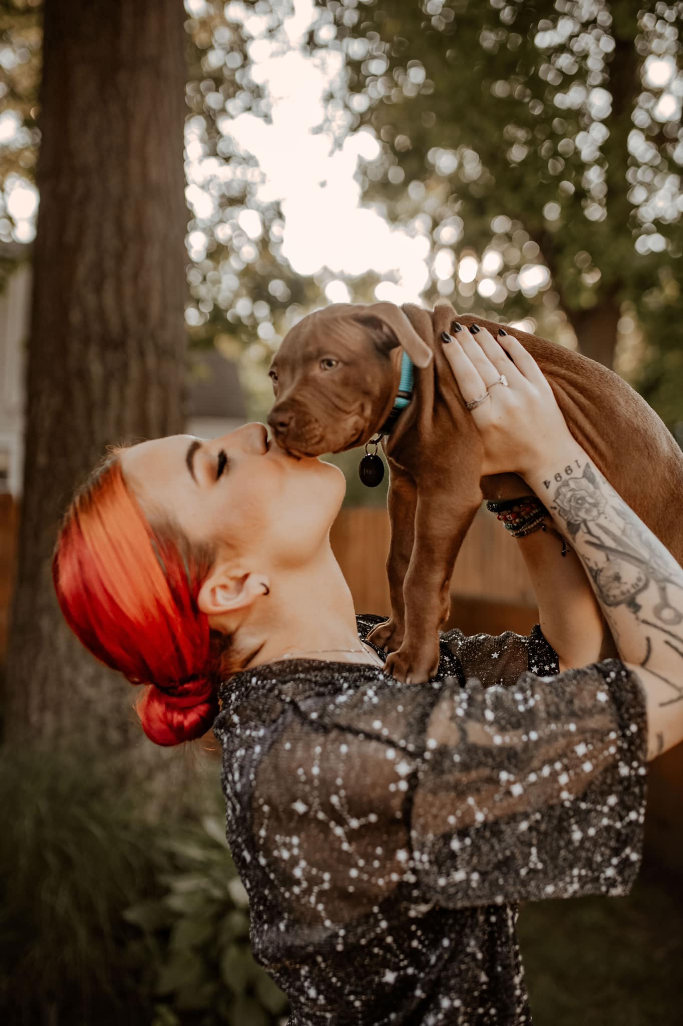 Cait and her dog