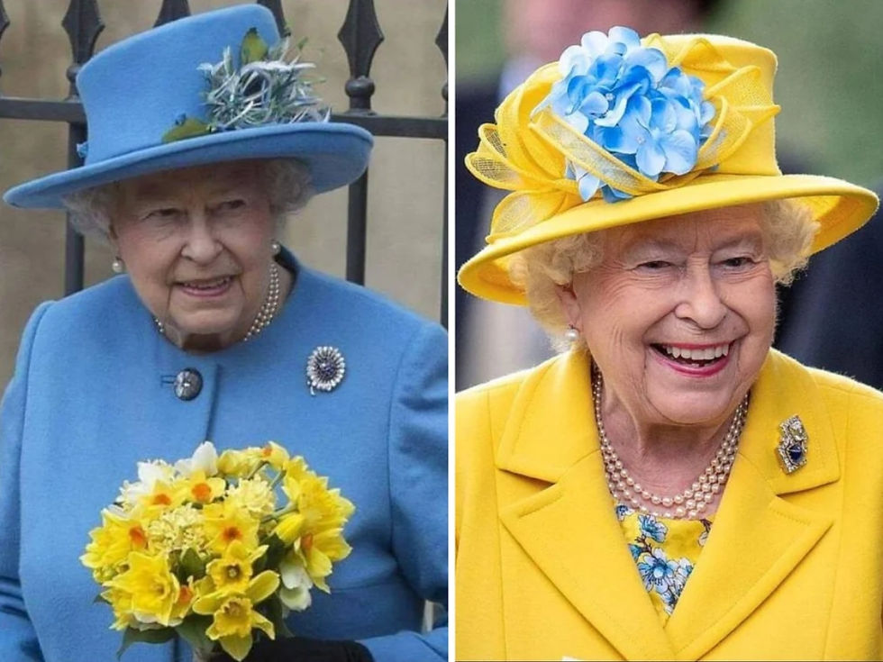 Des tailleurs et accessoires aux couleurs de l'Ukraine