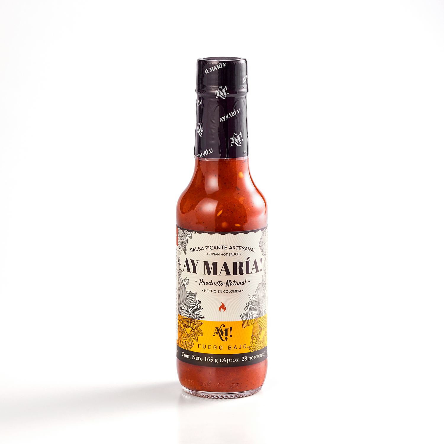 Ay María! Salsa Picante Artesanal - Fuego Bajo 165 g